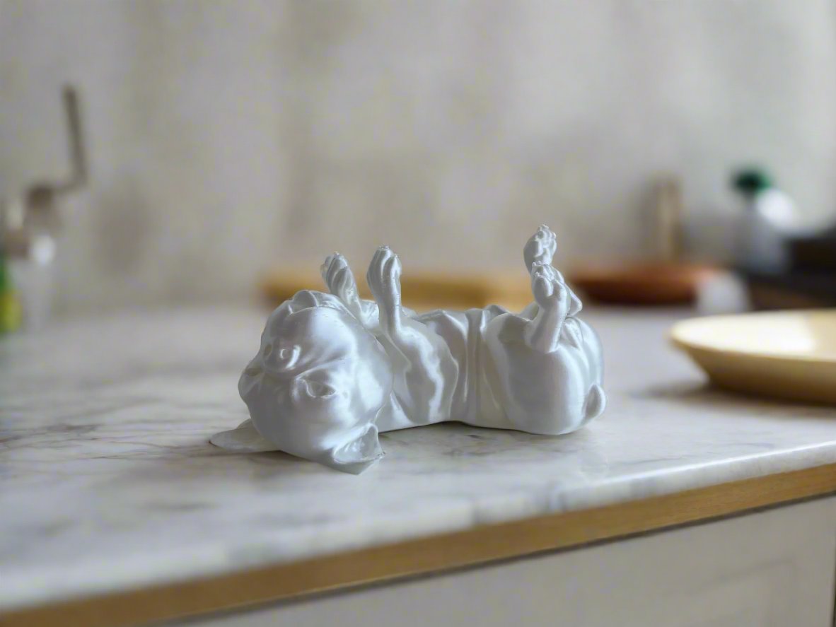 Playful French Bulldog Resin Sculpture - Celestial Crafts