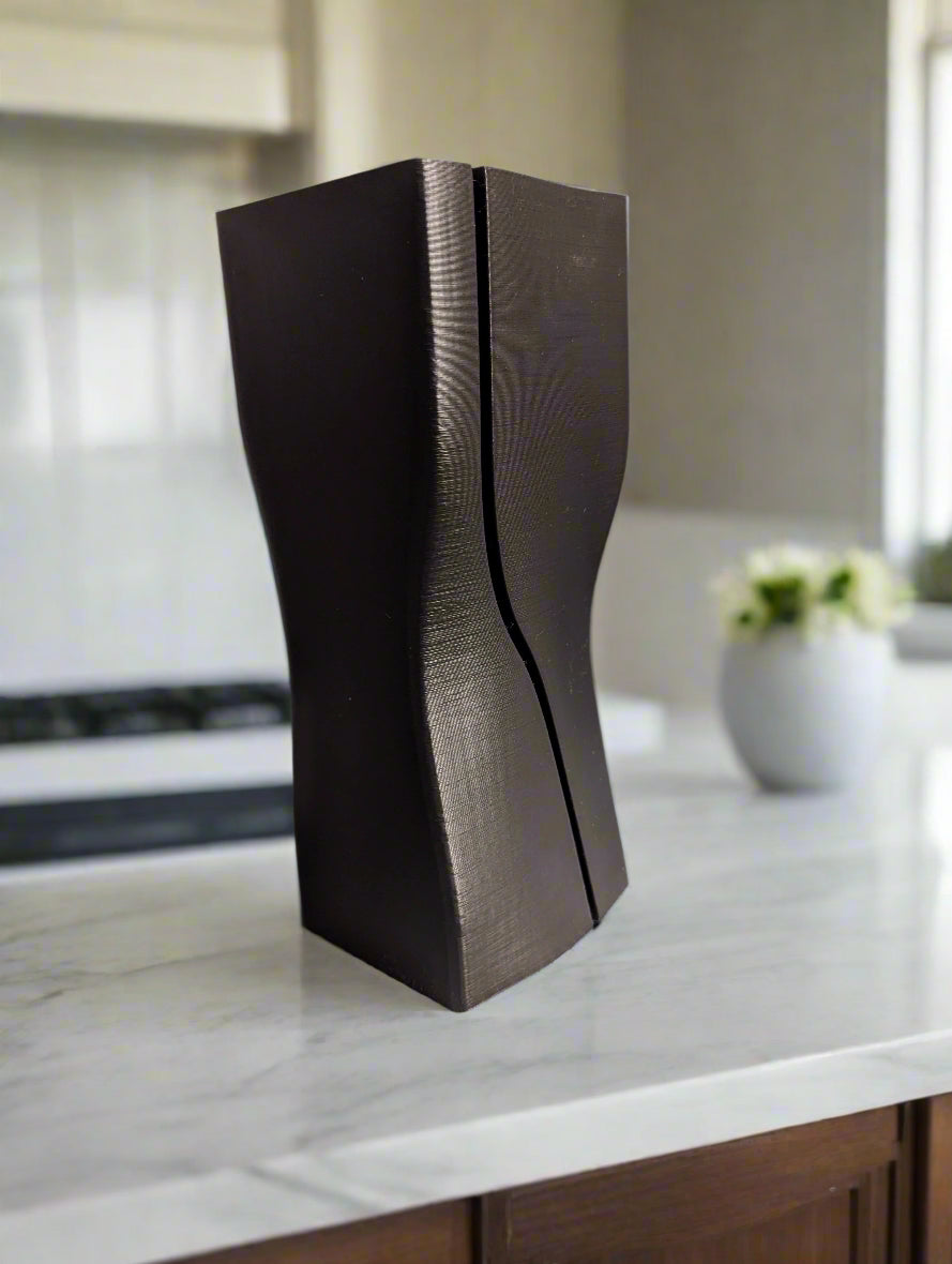 Stylized 3D Printed Decor VASE : Artistic Accent Piece
