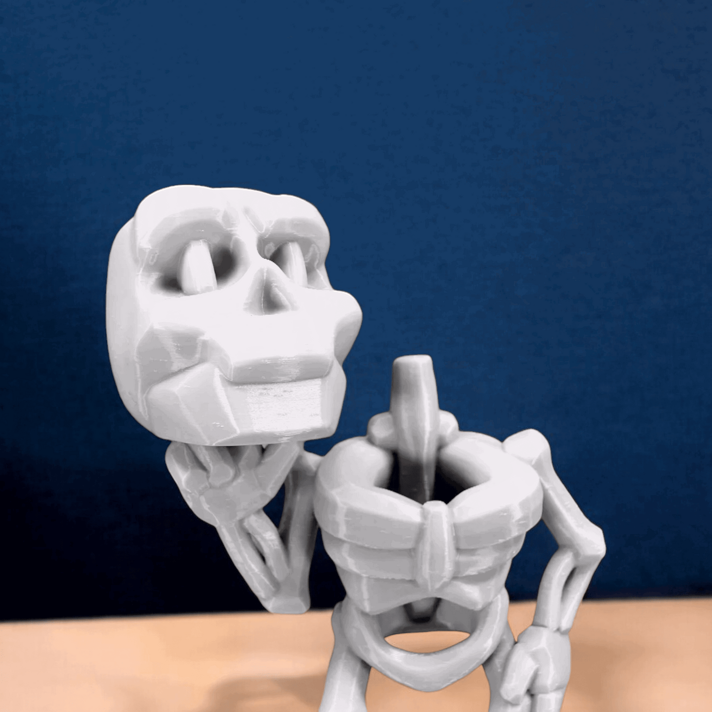 Skeleton Family Set: Spooky, Fun, and Removable Heads! - Celestial Crafts