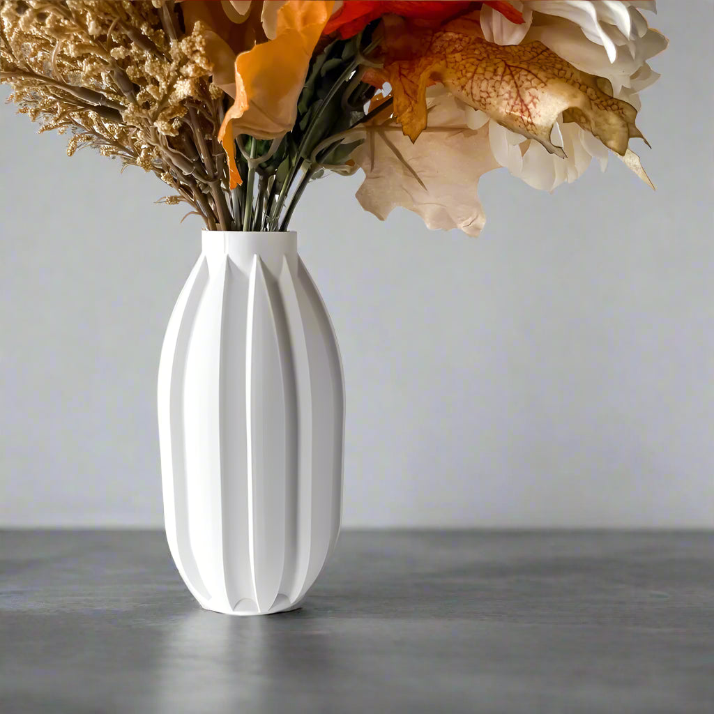The Akin Vase – Sleek 3D-Printed Designer Home Decor Vase