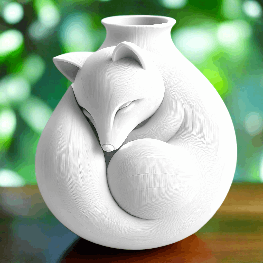 Foxy Accent Vase