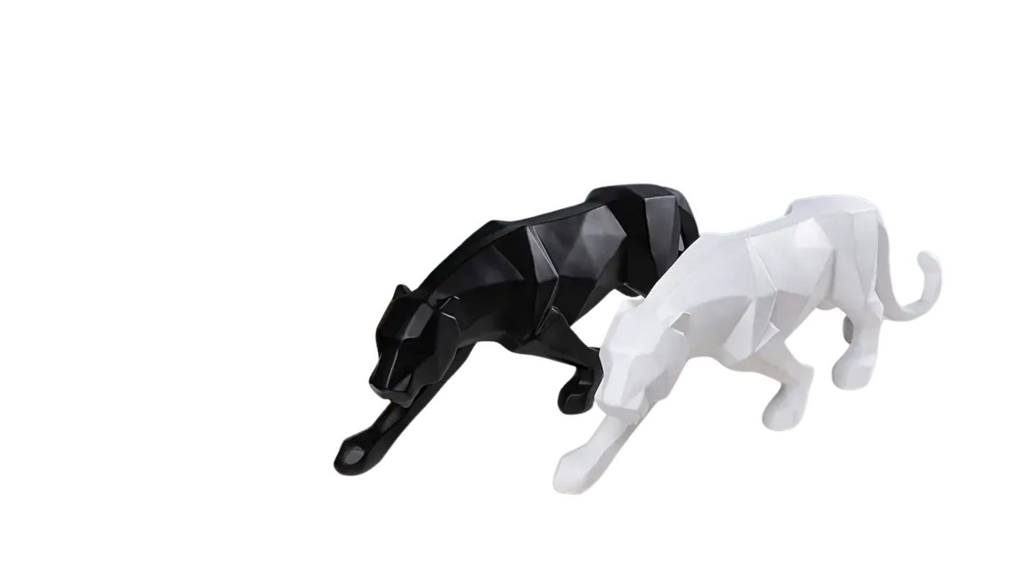 Modern Low-Poly Leopard