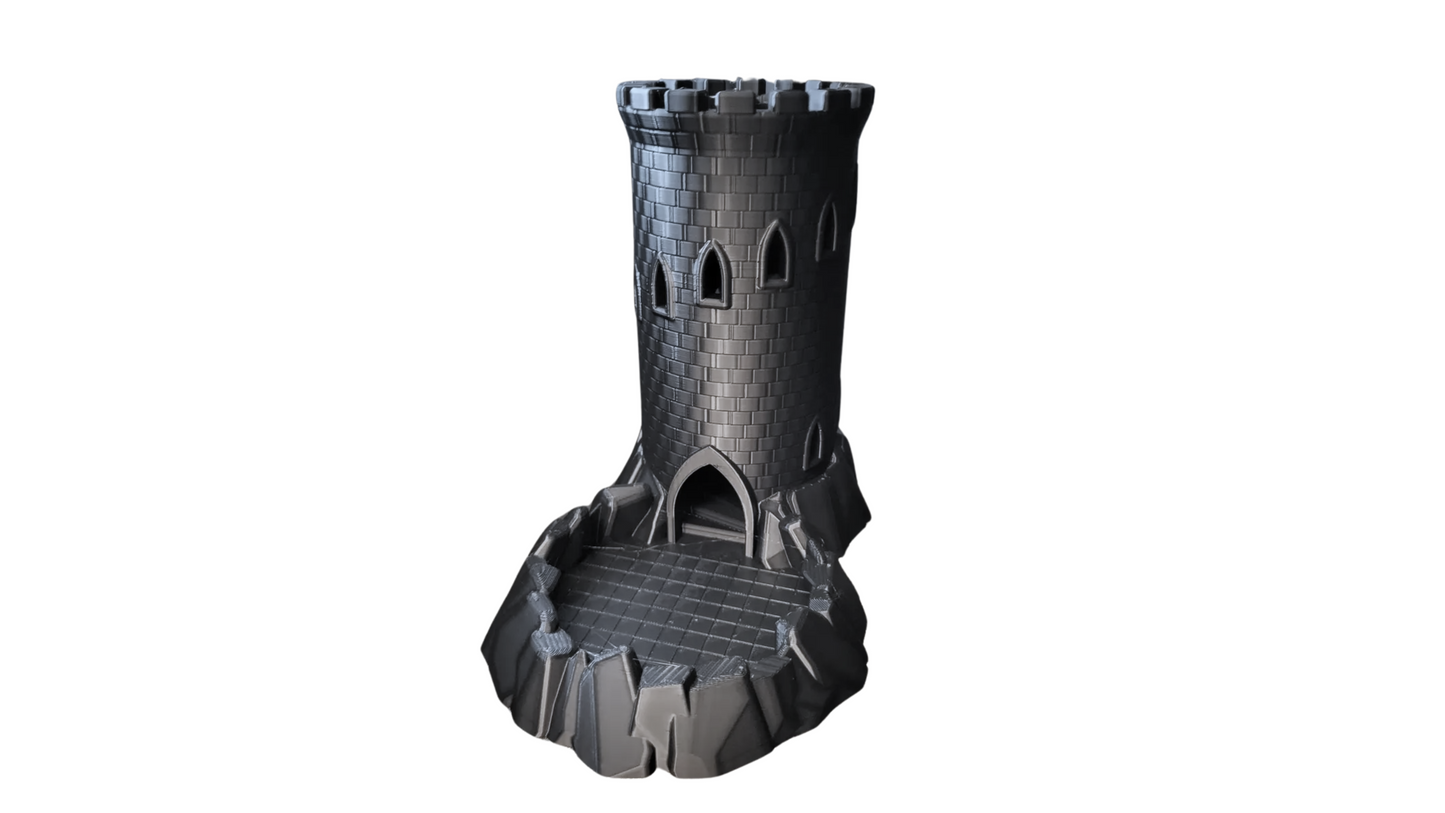Fantasy RPG Tower - 3D Printed Black Castle