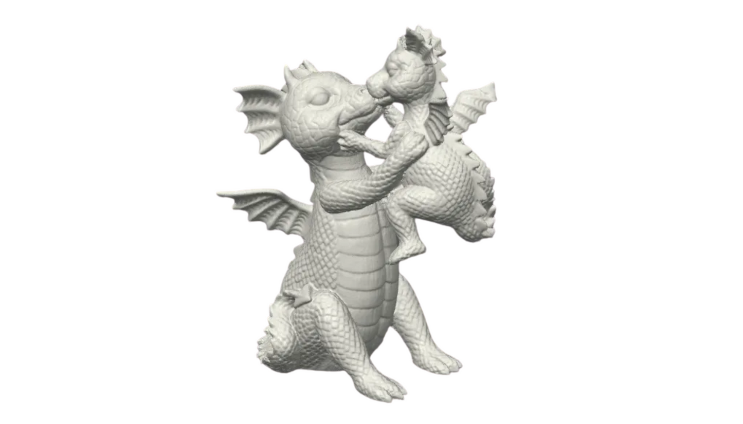 Dragon Dad with Child