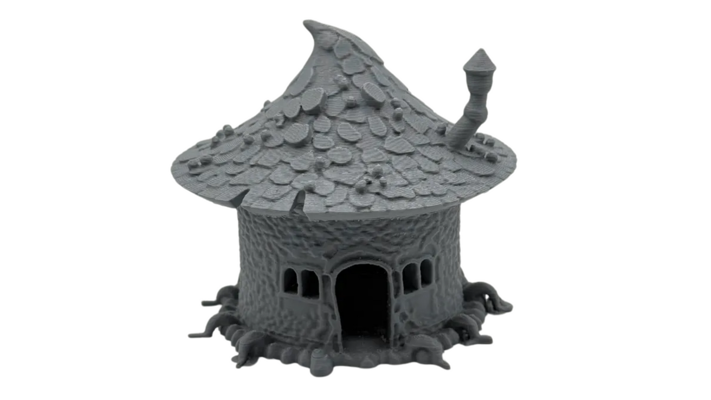 Mushroom House Figurine