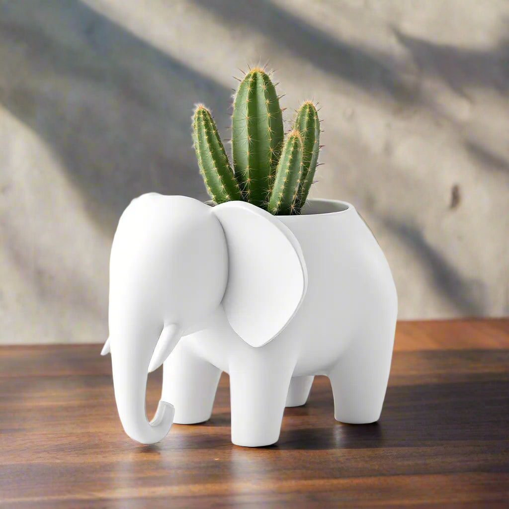 Elephant Flower Pot - Stylish Interior Vase