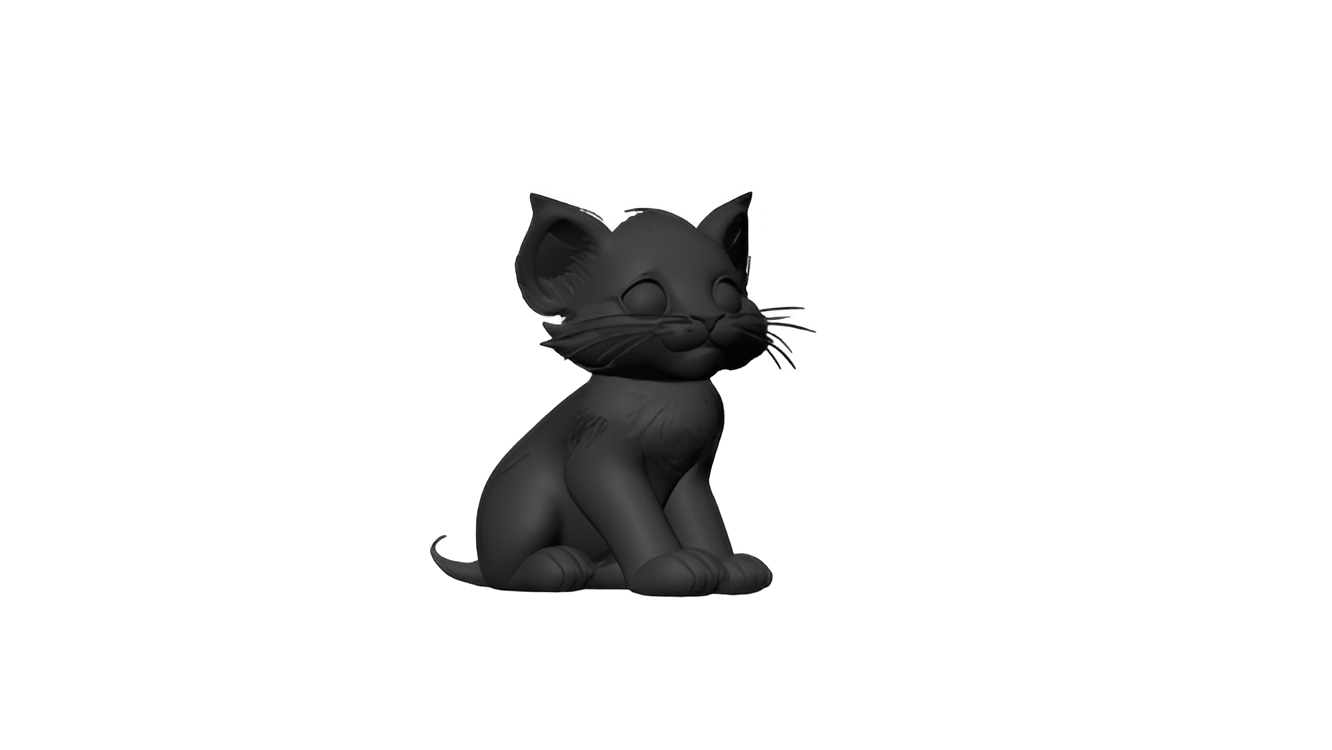 Modern Minimalism: Cat Sculpture