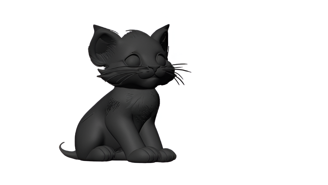 Modern Minimalism: Cat Sculpture