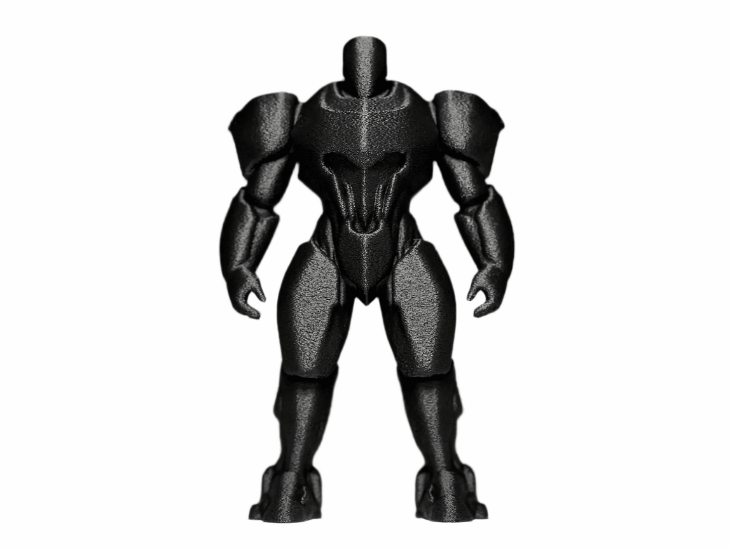Black War Robot Decorative Figurine, Modern Sculpture - Celestial Crafts