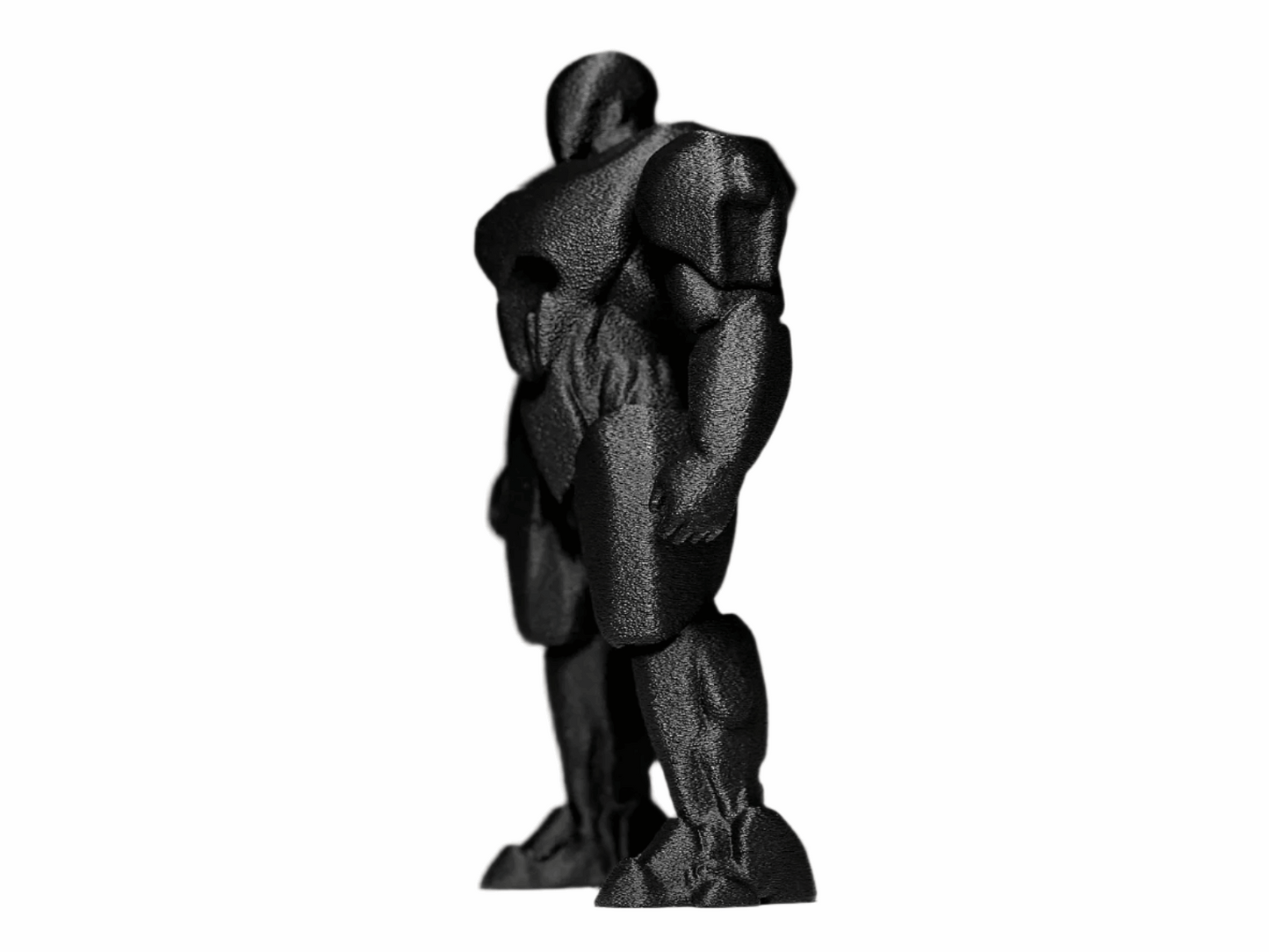 Black War Robot Decorative Figurine, Modern Sculpture - Celestial Crafts