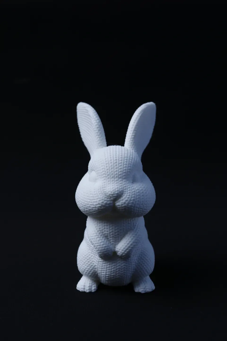 Cute White Rabbit Figurine: Spring Decor