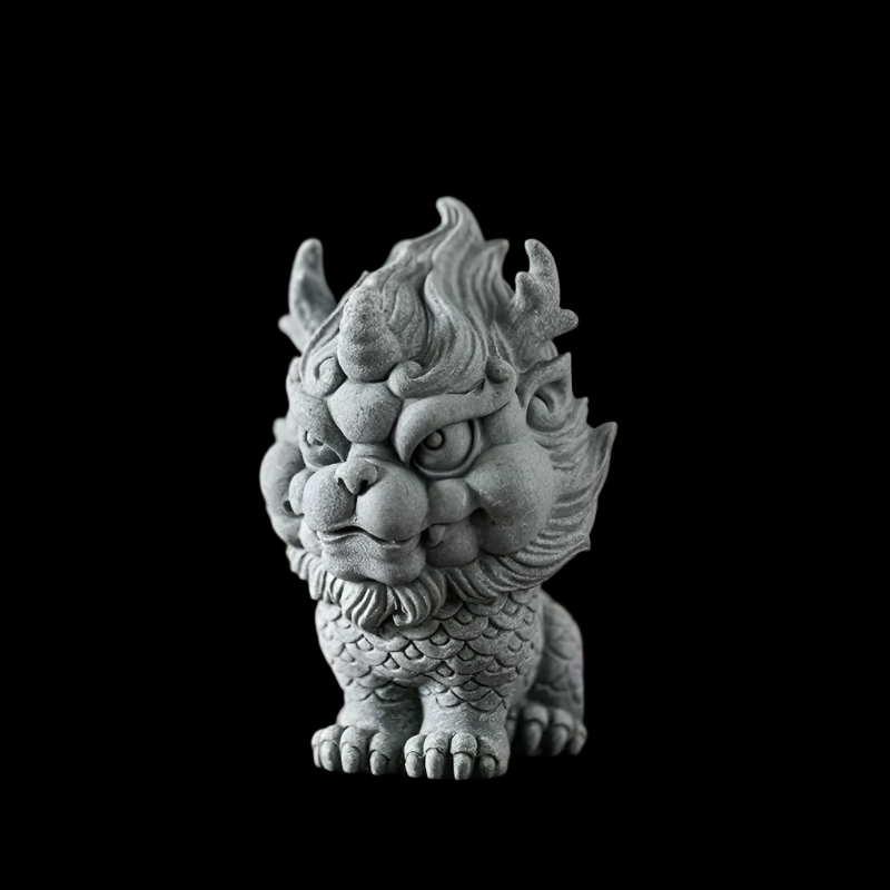 Mythical Beast Sculpture (Qilin)