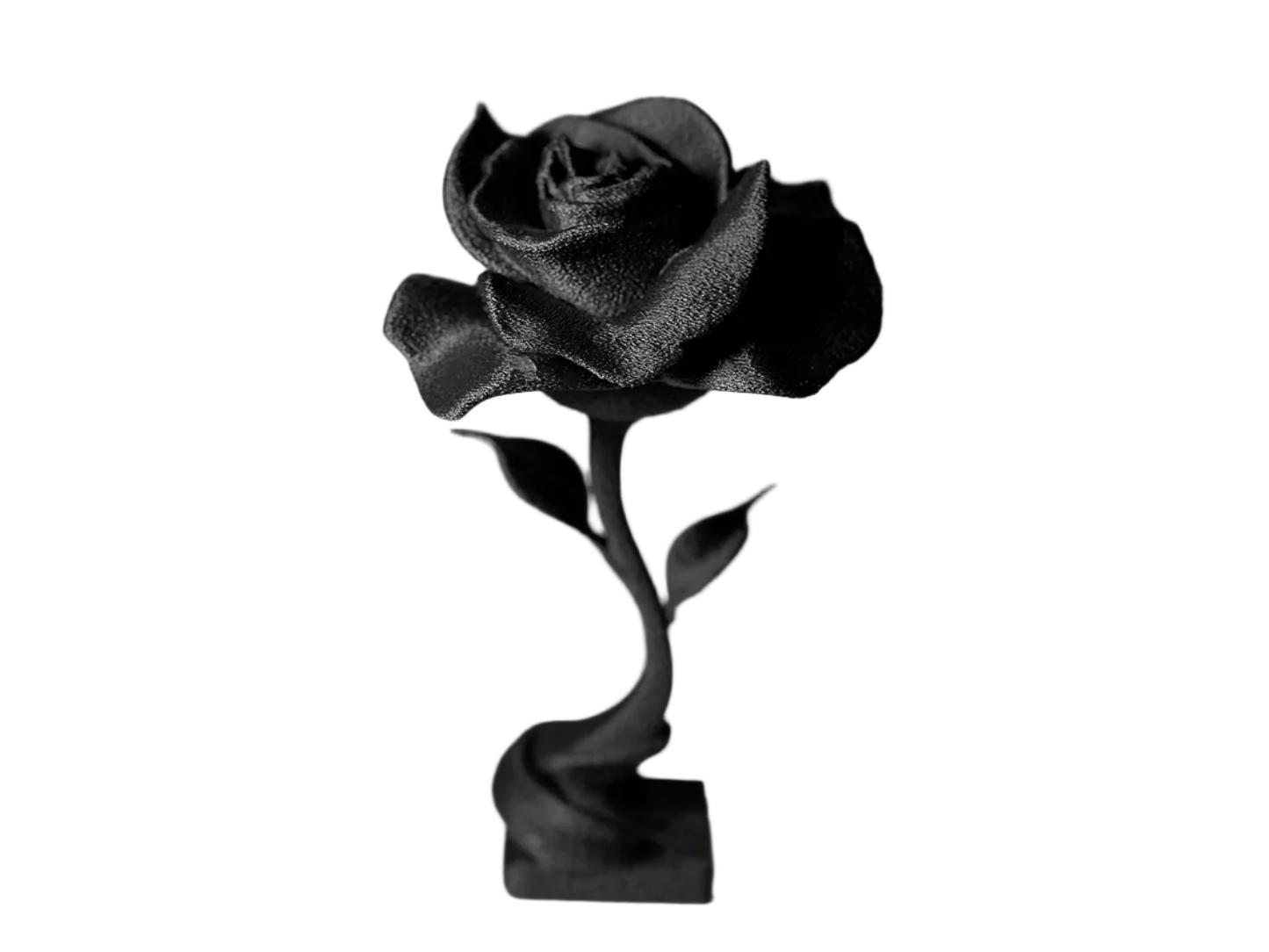 Decorative Black Rose Showpiece - Celestial Crafts