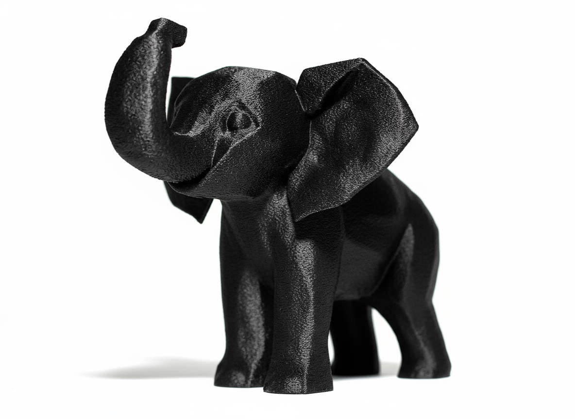 Cheerful Elephant Figurine – Whimsical Home Accent | Cute Tabletop Decor & Gift for Indian Families