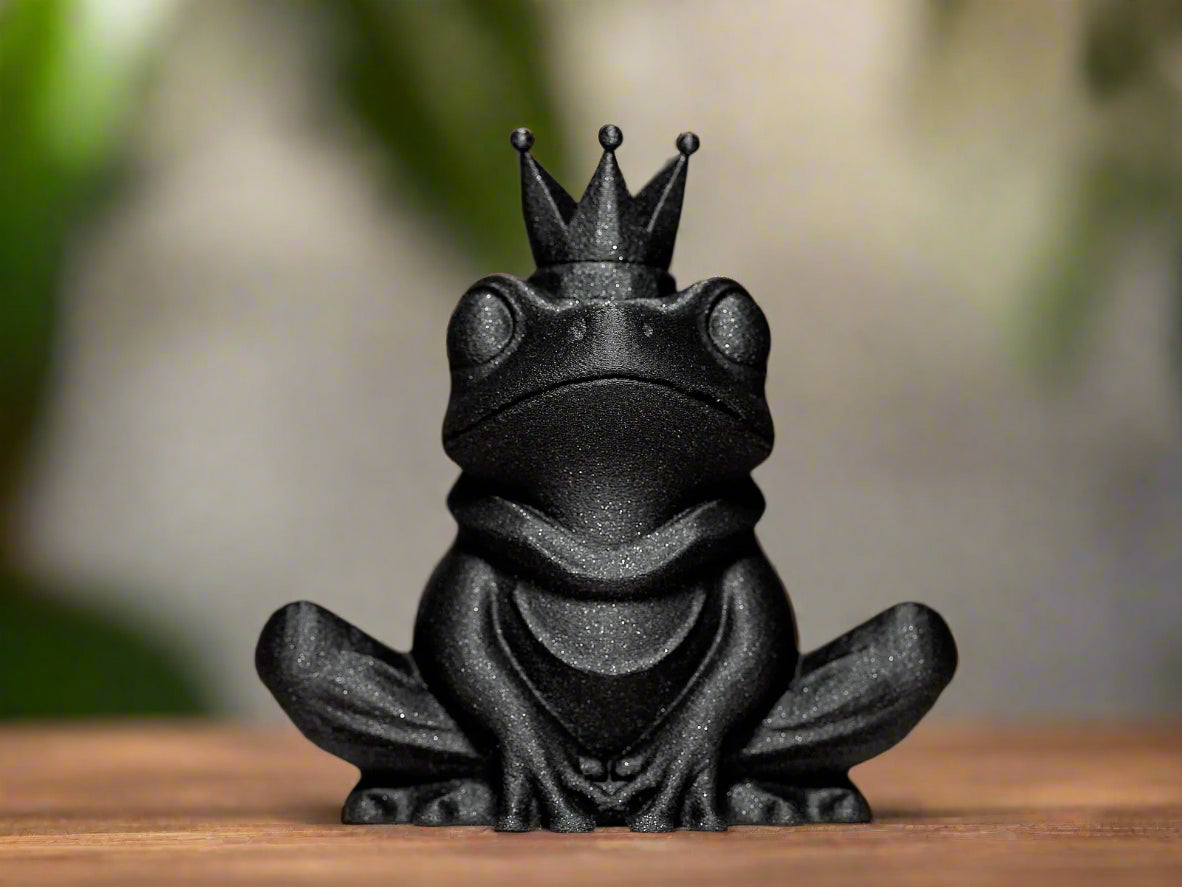 Frog with a Crown Decor Figurine