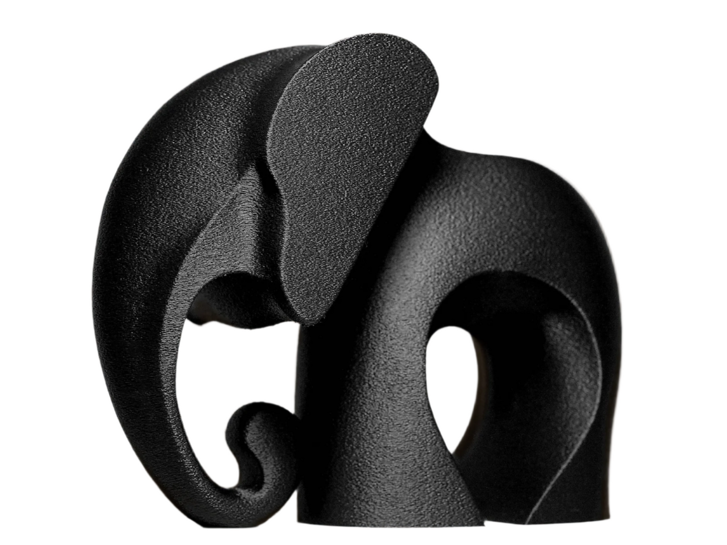 Modern Elephant Figurine: Minimalist Decor for Home & Office