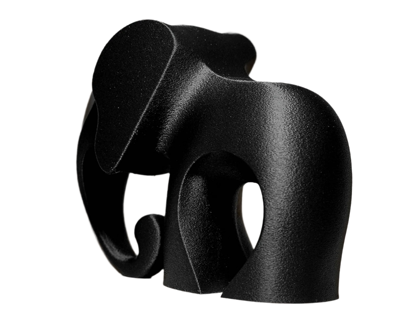 Modern Elephant Figurine: Minimalist Decor for Home & Office
