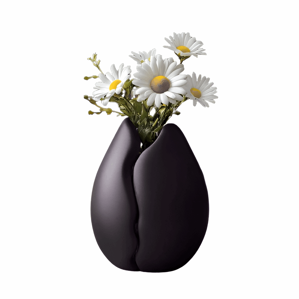 Unique Coffee Bean-Inspired Vase