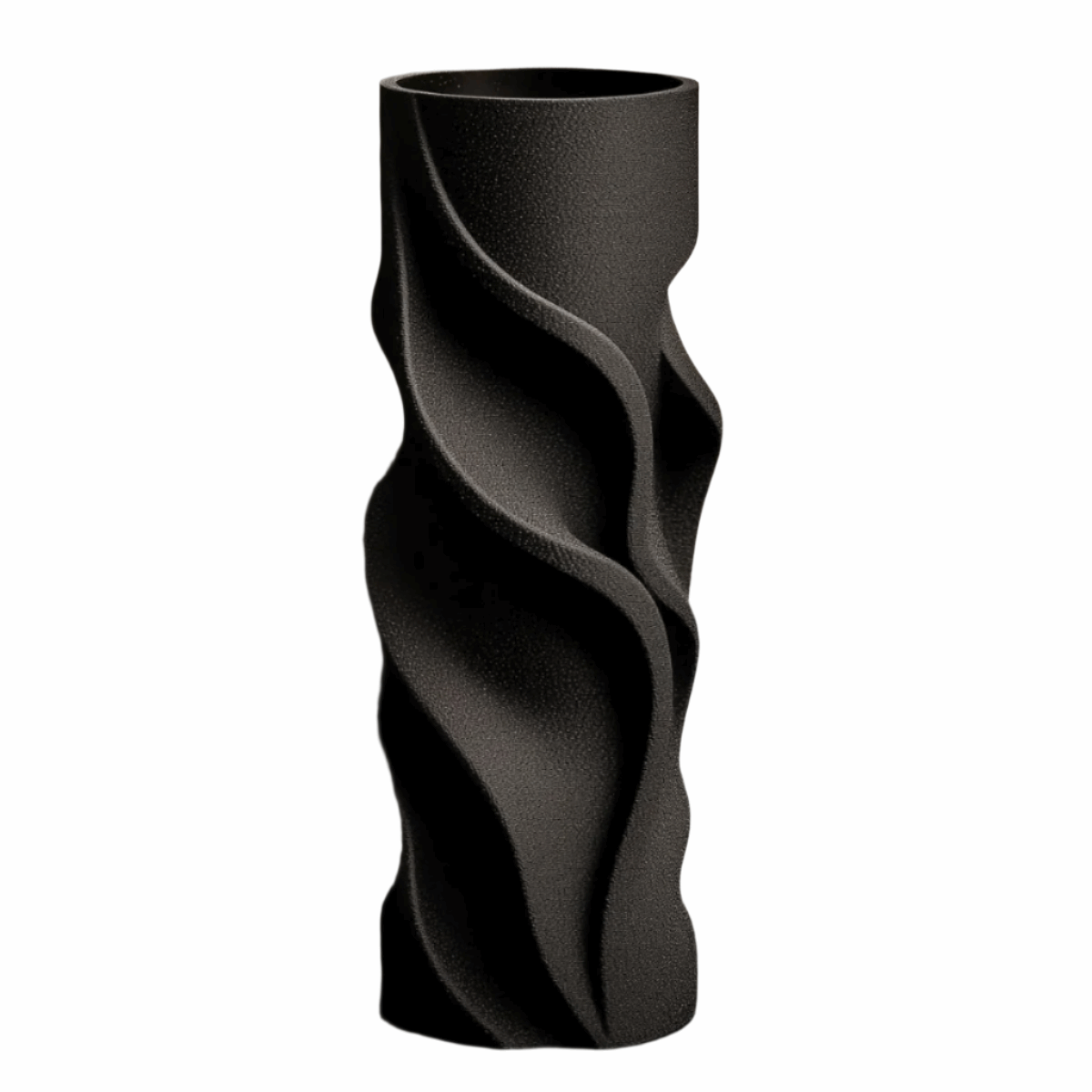 Spiral Elegance Vase: Dynamic Home Decor