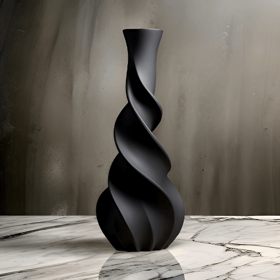 Sunrise-Inspired Modern Vase – 3D Printed Minimalist Decor