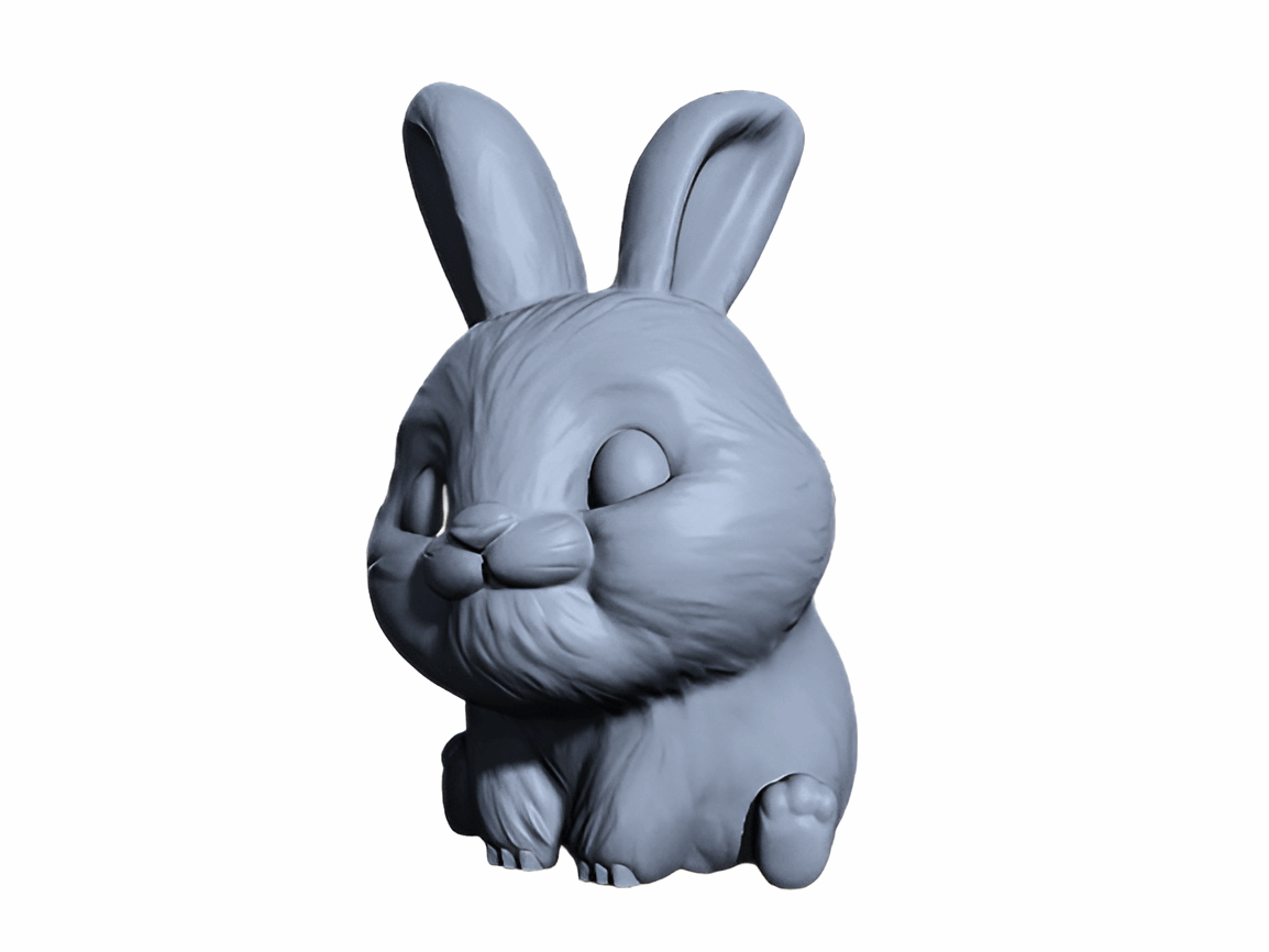 Cute Rabbit – Adorable 3D-Printed Bunny Figurine for Home Decor