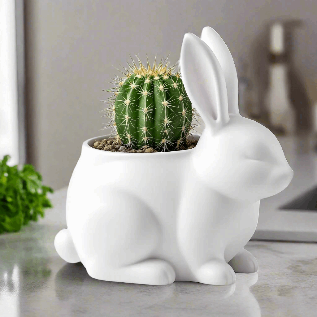 Rabbit Pot - Stylish Plant Vase