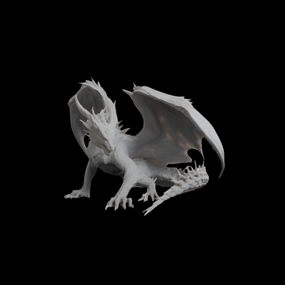 Spiky Dragon Model: Monster Hunter Collectible