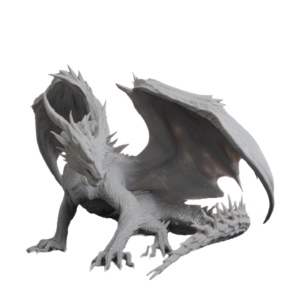 Spiky Dragon Model: Monster Hunter Collectible