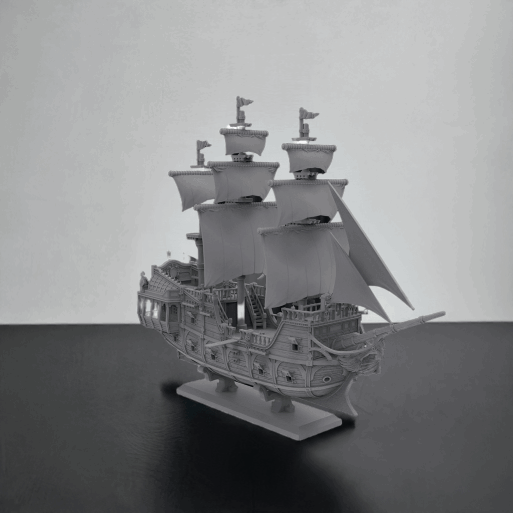 Pirate Ship - Nautical Theme Collectible Sculpture - Celestial Crafts