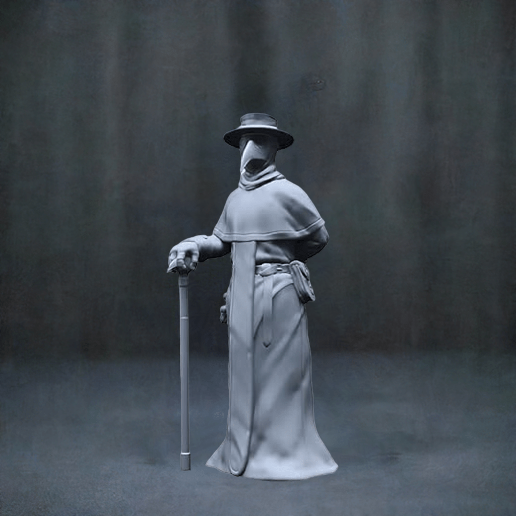 Plague Doctor - Tabletop Miniature: Healing in The Shadows - Celestial Crafts