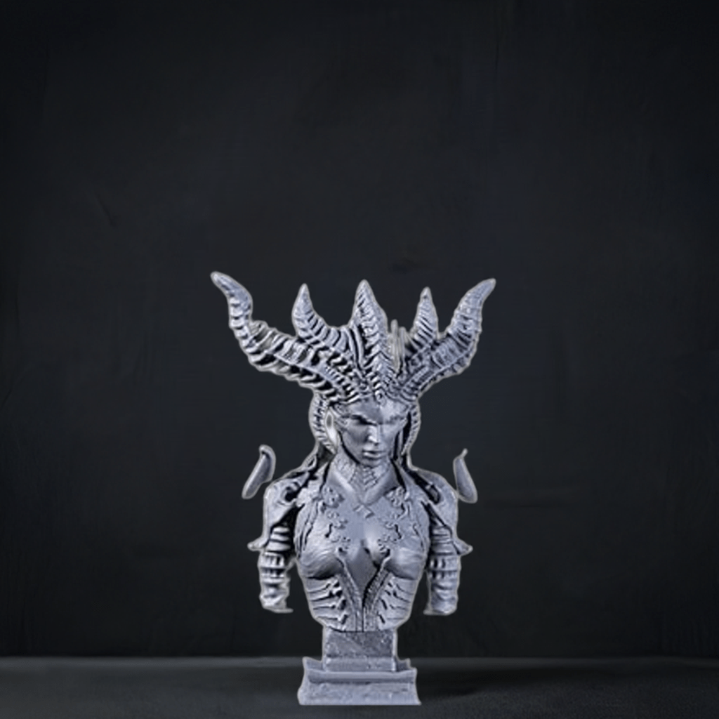 Showpiece - Elegant Enigma: Discover the Bust Sculpture for Room and Tabletop Decoration. Antique and Vintage Showpiece - Celestial Crafts