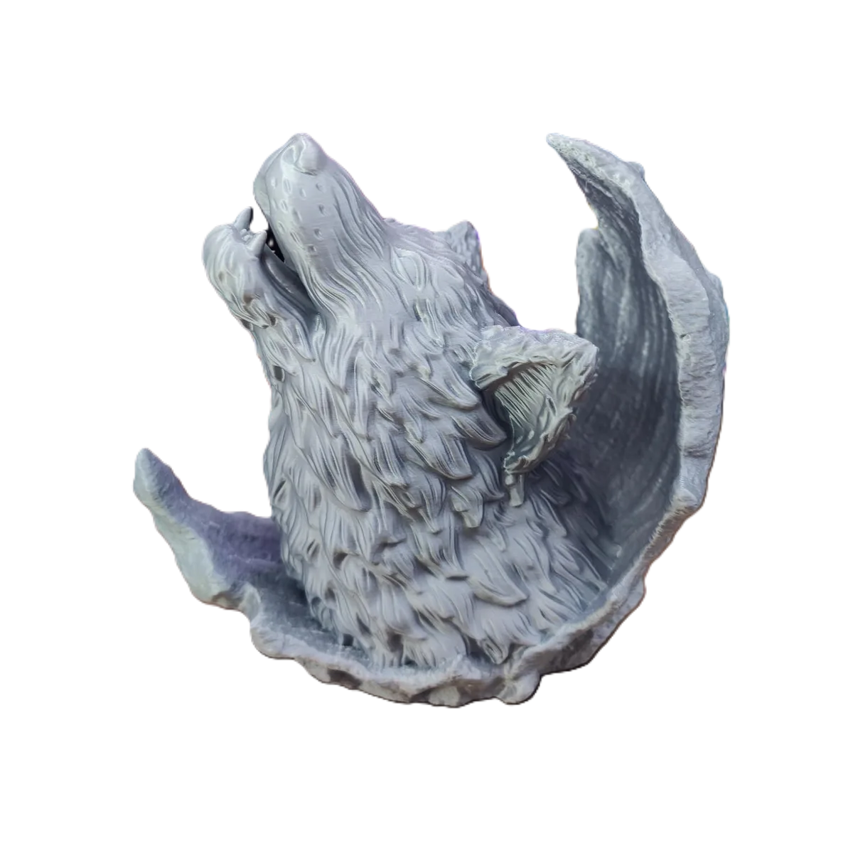 Howling Wolf Sculpture