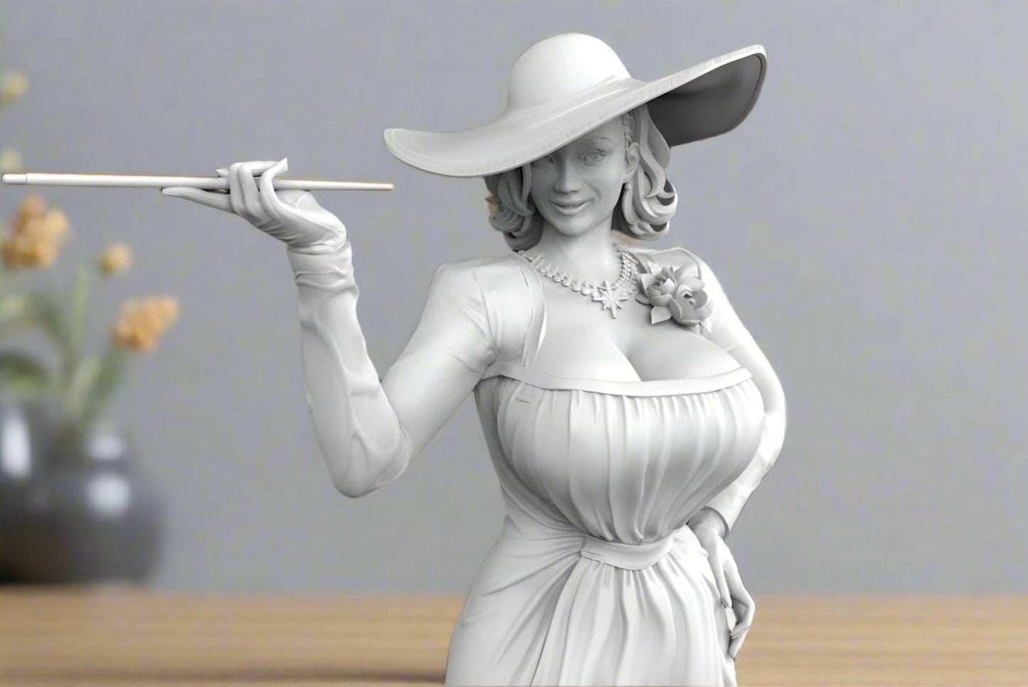 Lady Dimitrescu Resident Evil - Iconic Video Game Villain Figurine - Celestial Crafts