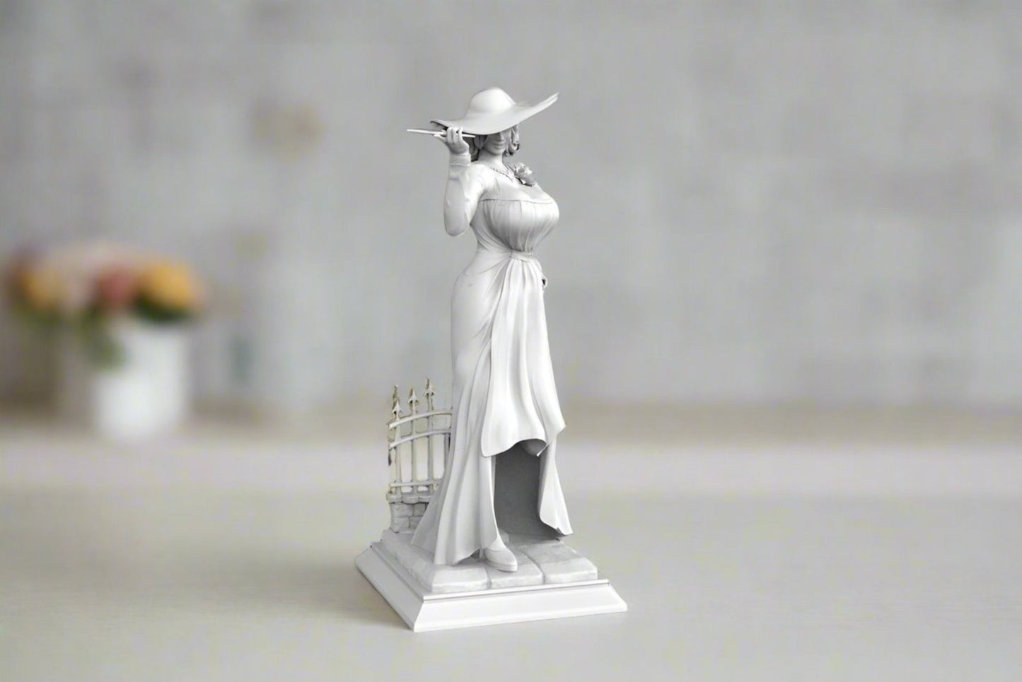 Lady Dimitrescu Resident Evil - Iconic Video Game Villain Figurine - Celestial Crafts