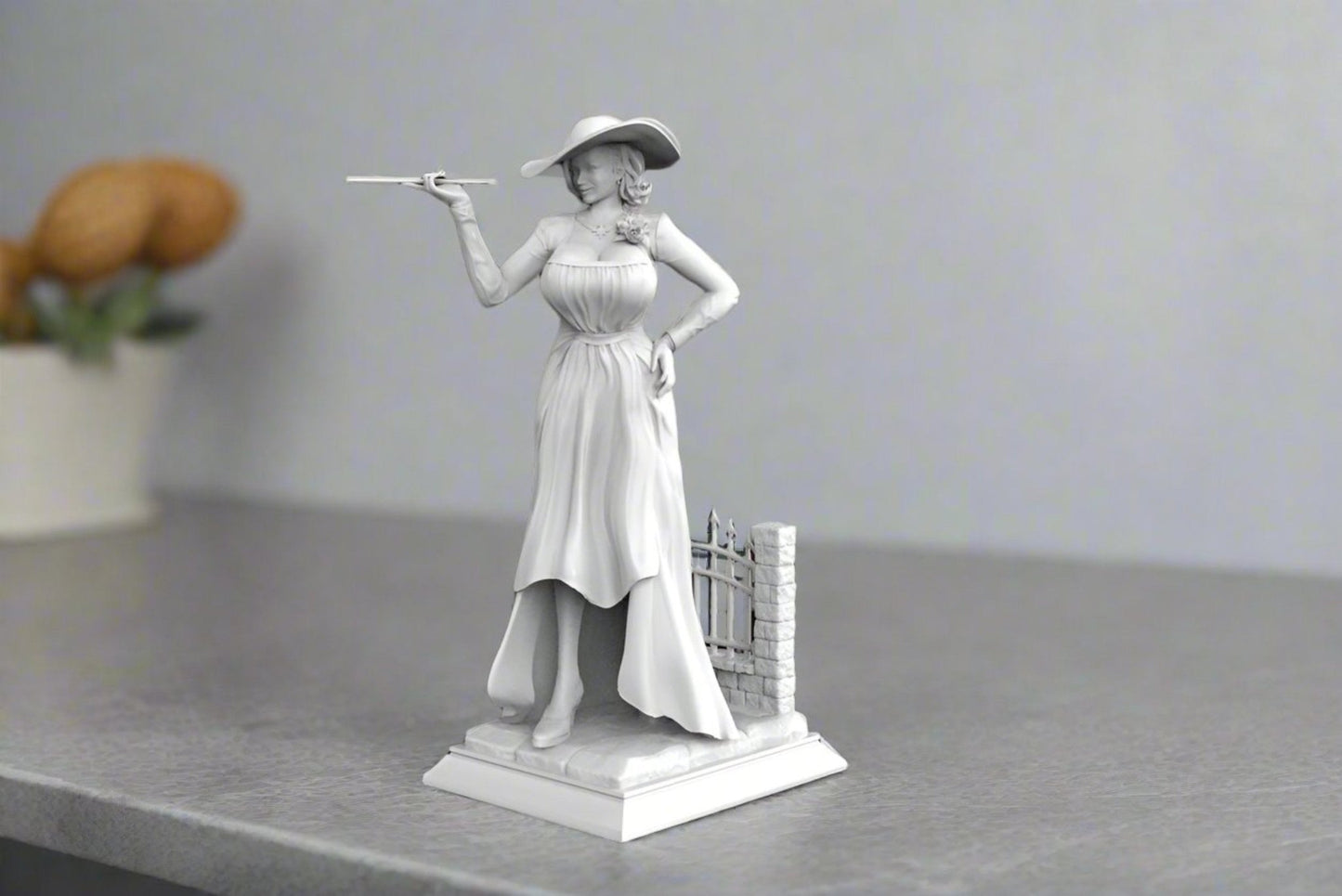 Lady Dimitrescu Resident Evil - Iconic Video Game Villain Figurine - Celestial Crafts