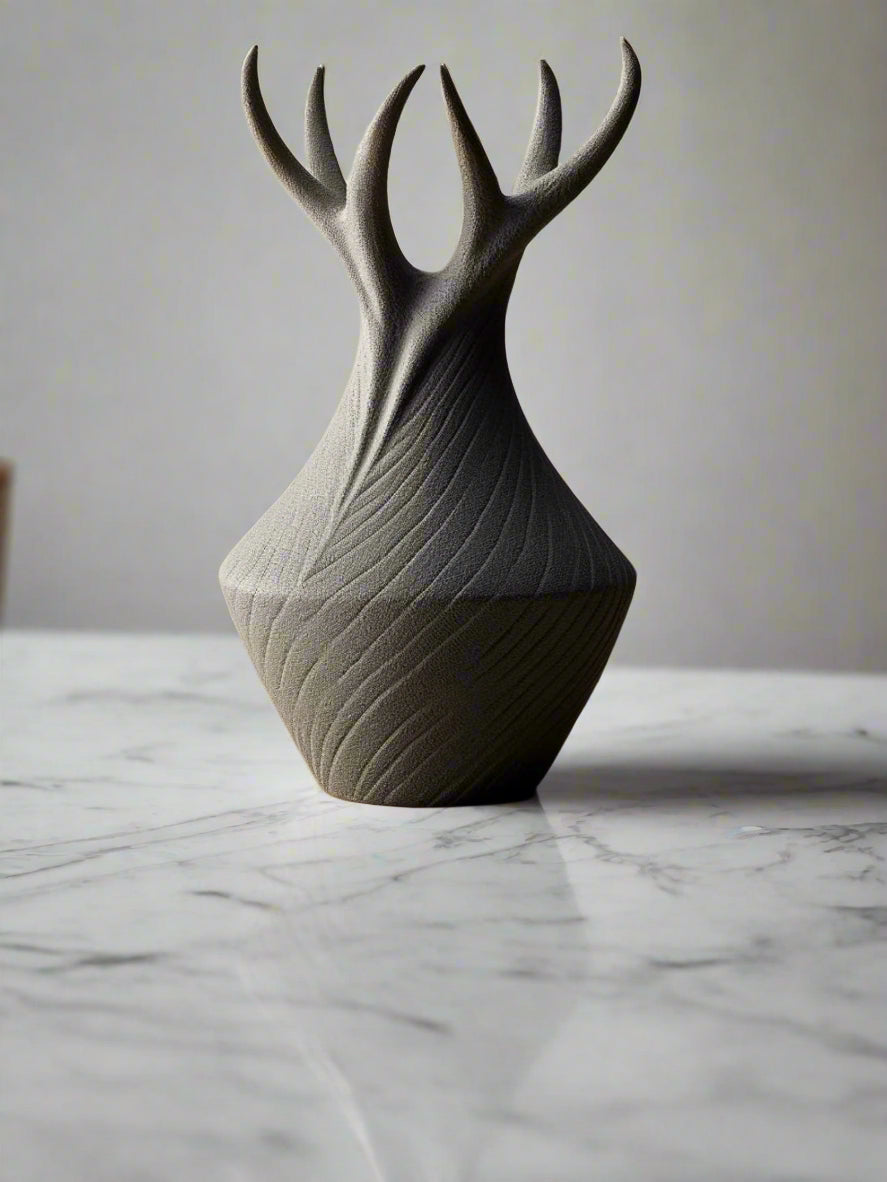 Garreitz Minimalist 3D Printed Vase – Unique Home Decor