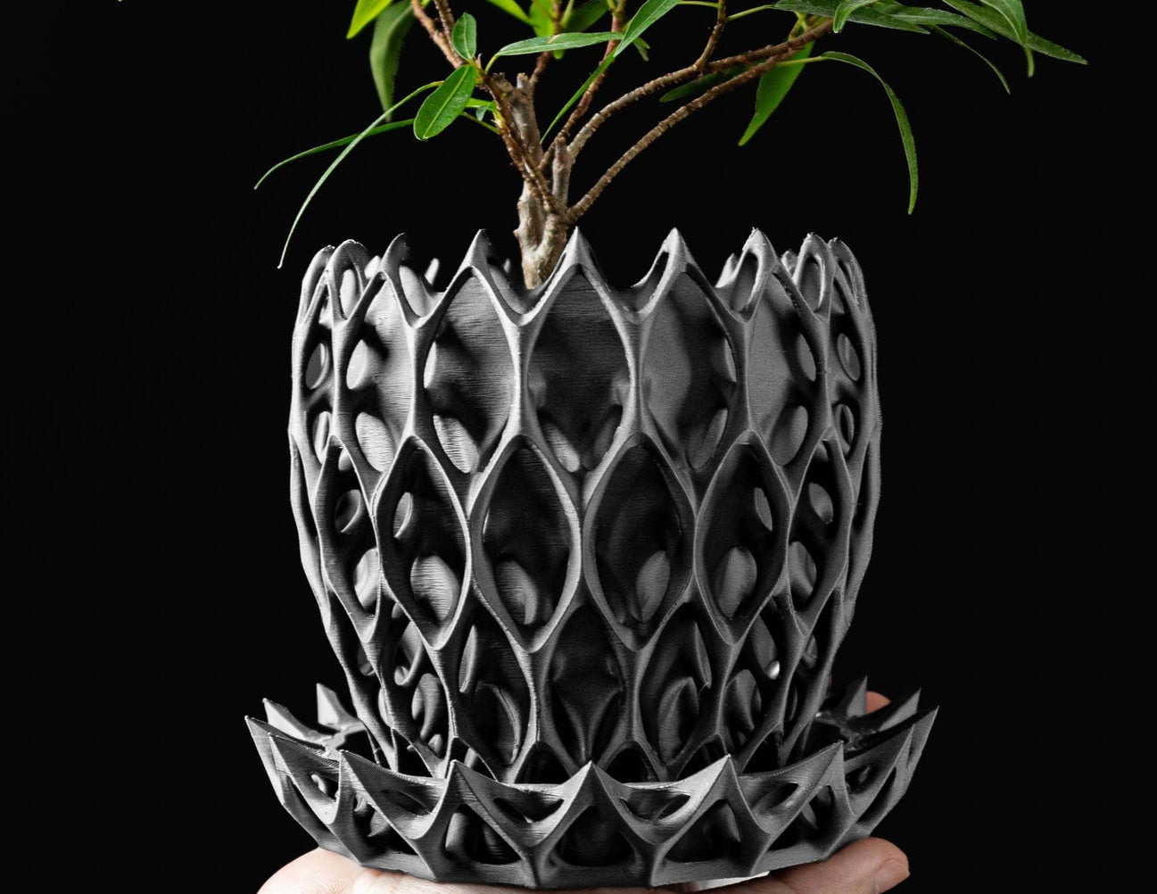 Invader Planter Pot – Sci-Fi Themed 3D-Printed Decorative Planter