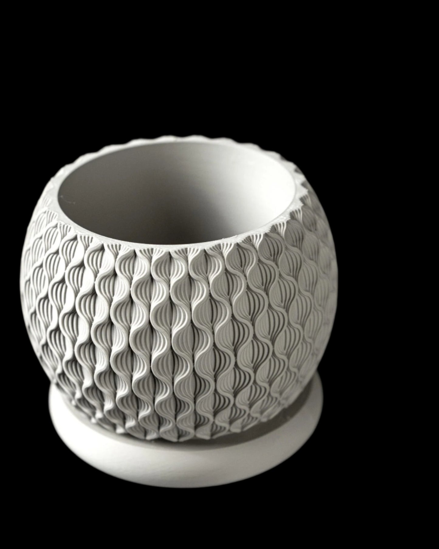 Bloom Planter Pot – Modern 3D-Printed Floral-Inspired Plant Holder