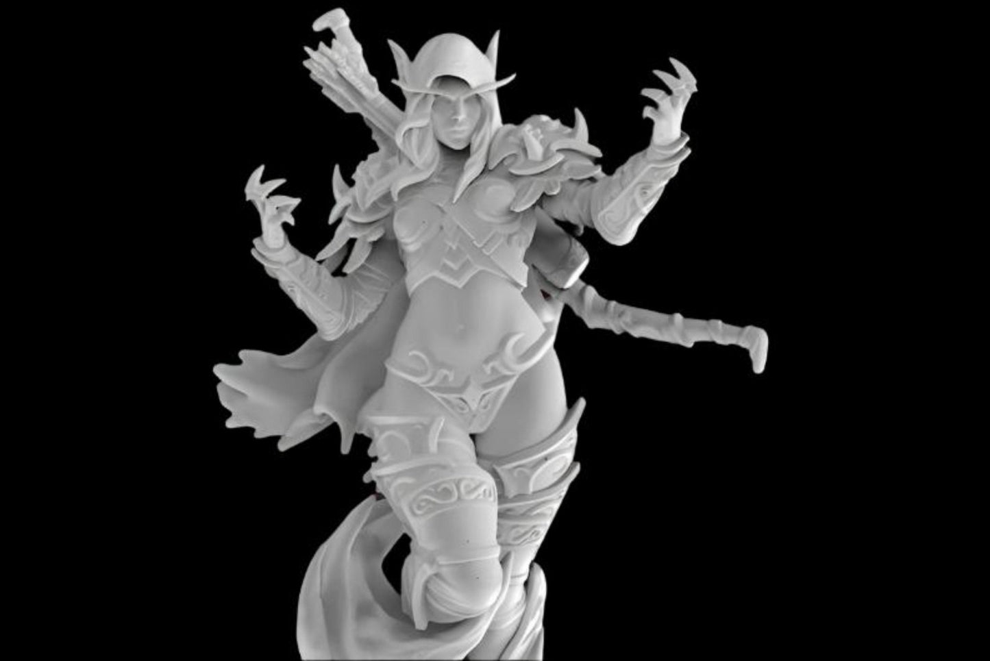 Heroic Fantasy Character Sculpture - Celestial Crafts