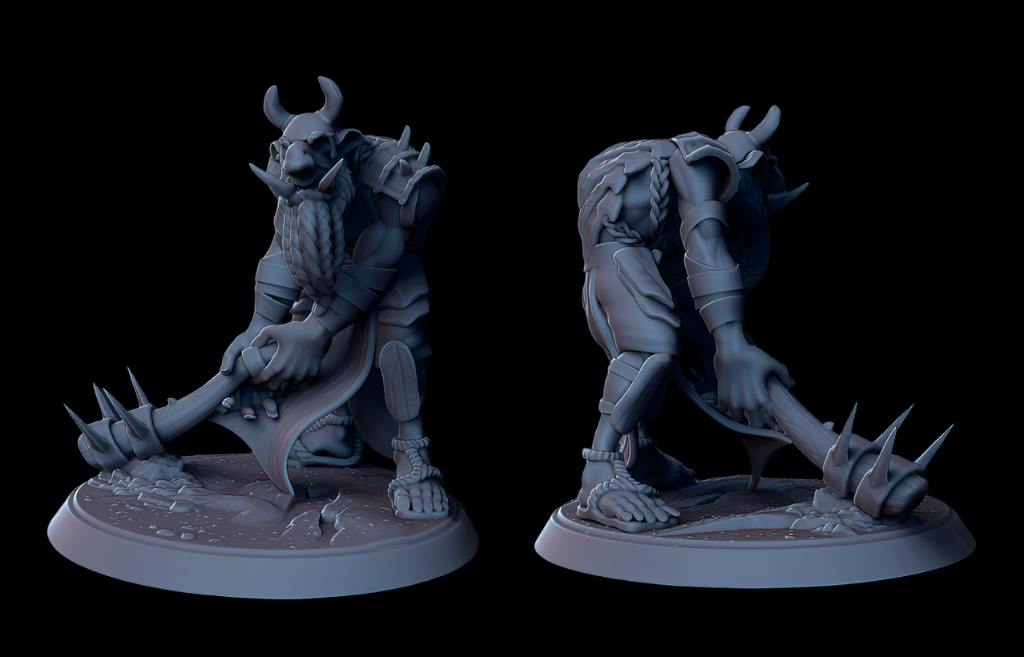 Troll Warrior Figurine