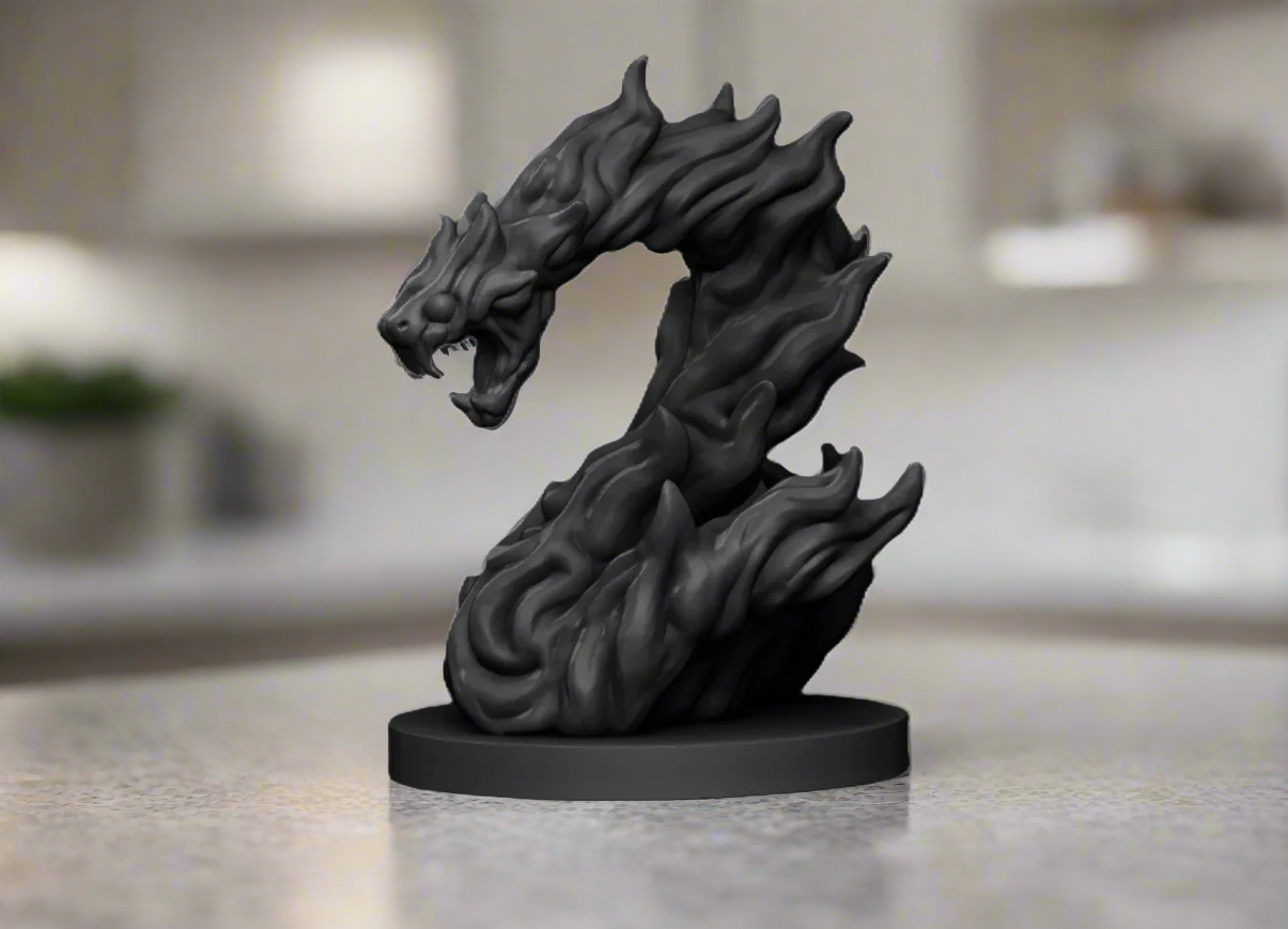 Fire Dragon Sculpture