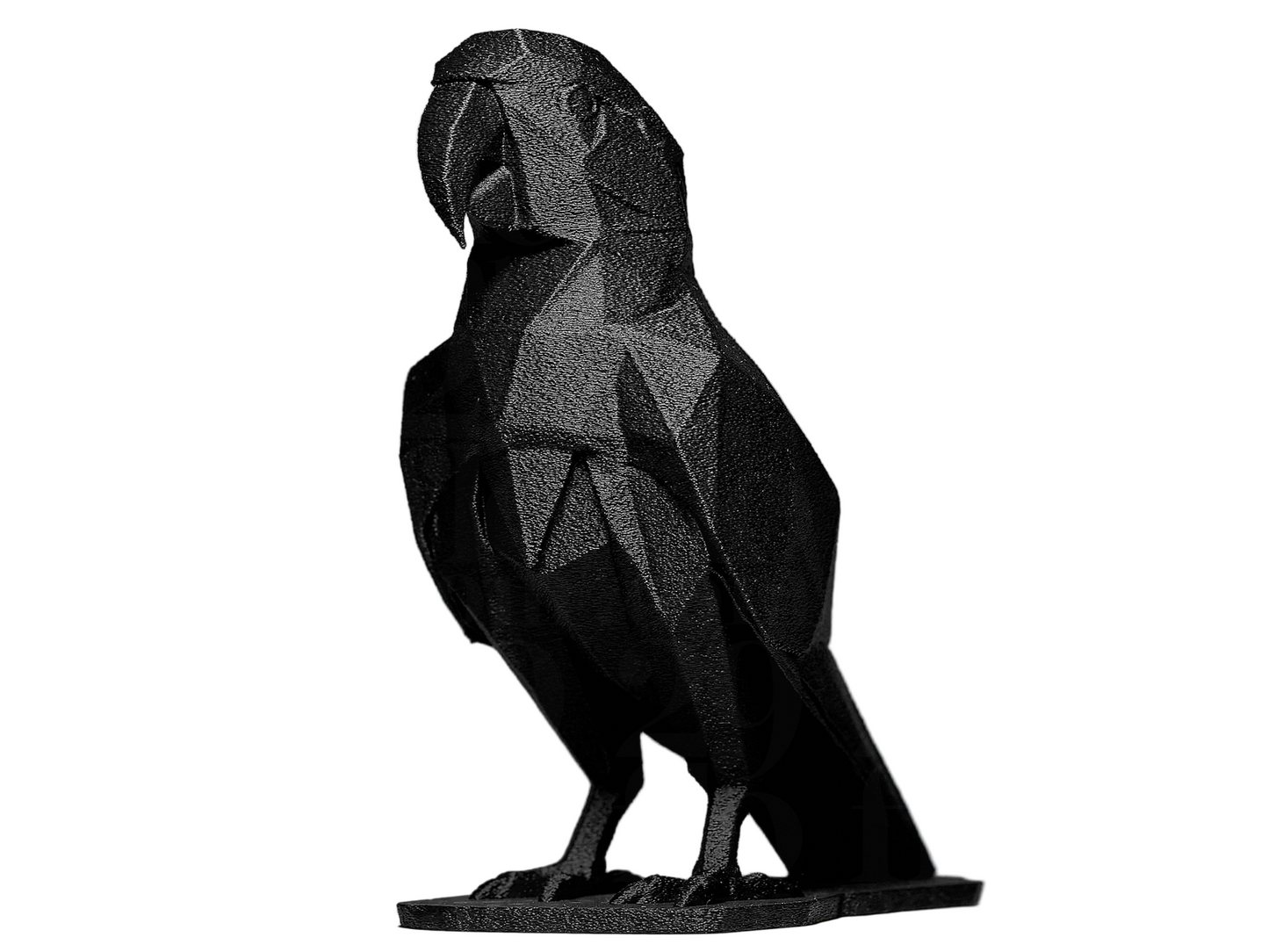 Modern Geometry Parrot Sculpture – Tropical Bird Art | Colorful Tabletop Decor & Gift for Indian Homes