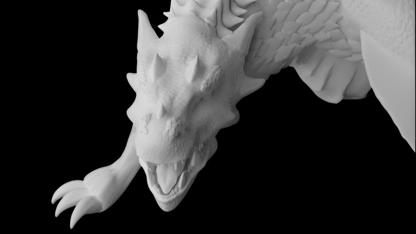 Majestic White Wyvern Statue - A Fantasy Figure for Your Home - Celestial Crafts