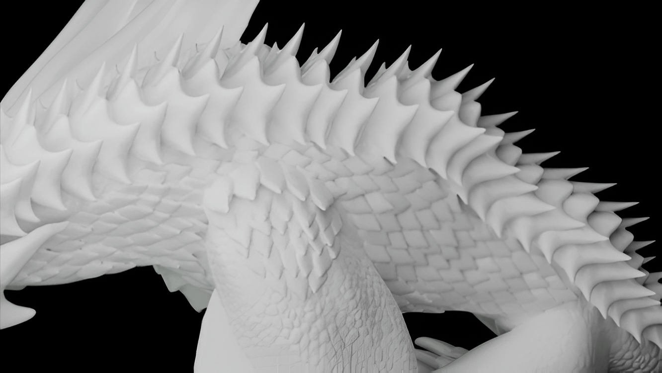 Majestic White Wyvern Statue - A Fantasy Figure for Your Home - Celestial Crafts