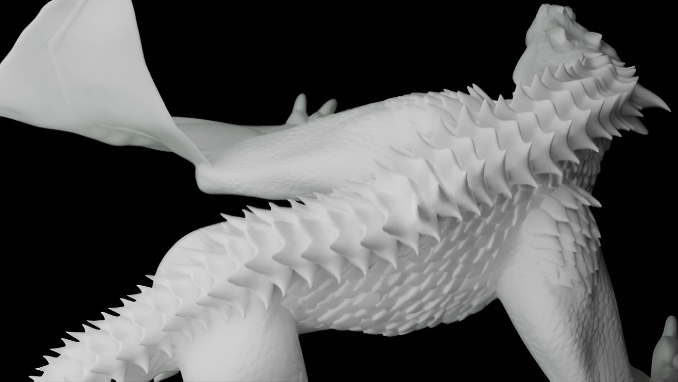 Majestic White Wyvern Statue - A Fantasy Figure for Your Home - Celestial Crafts
