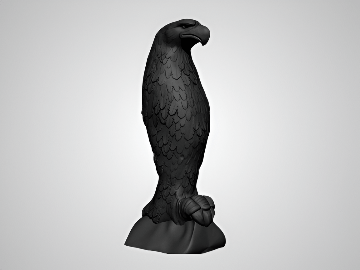 Majestic 3D Printed Eagle Statue - Celestial Crafts