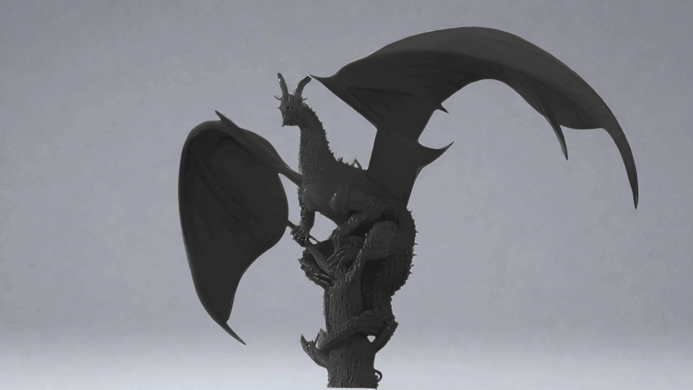 Dragon and Tree: A Mythical Encounter - Celestial Crafts