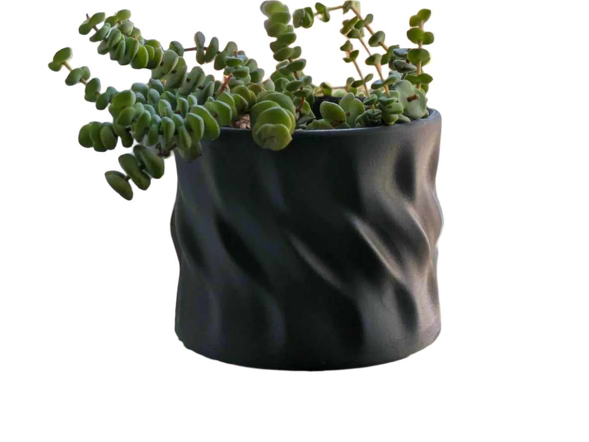 Twisted Plant Pot - Artistic Home Decor