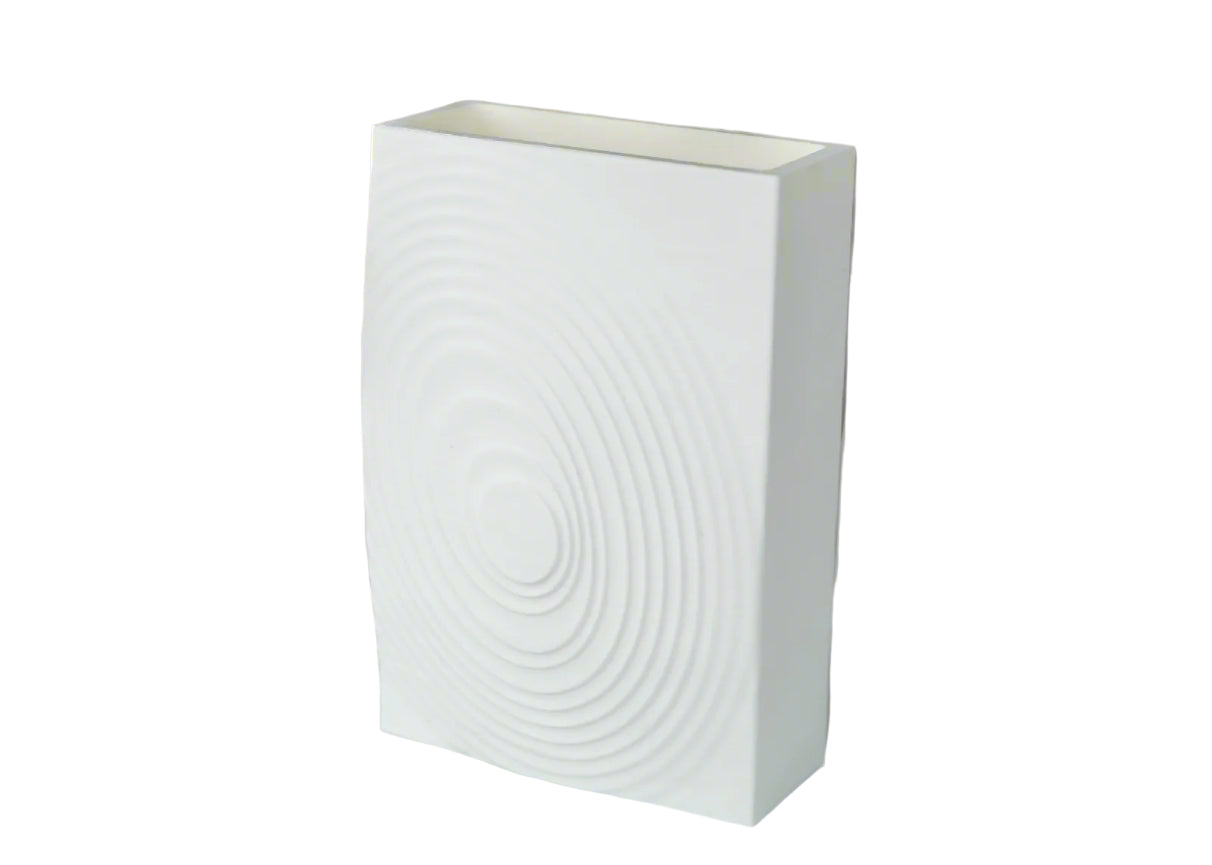 Ripple Cube Vase - Modern Art Design