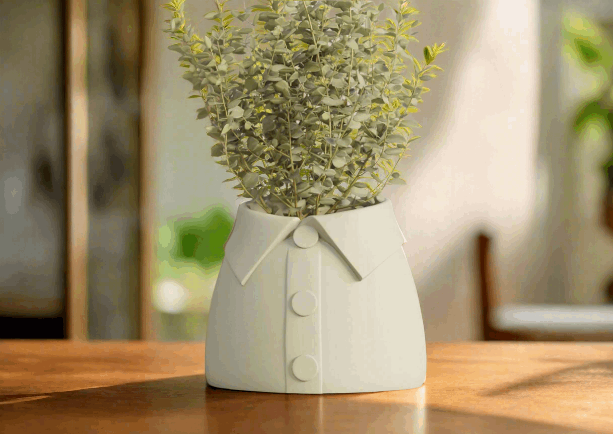 Tee-Inspired Flower Vase